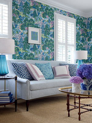 Entrega Inmediata Papel Mural Pagoda Trees