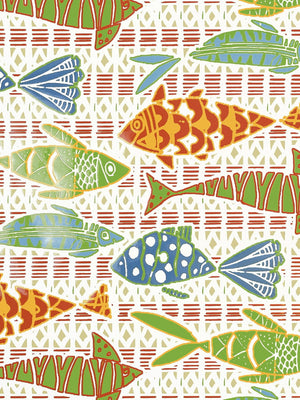 Papel Mural Batik Fish