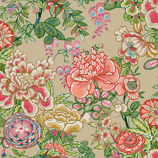 Papel Mural Peony Garden