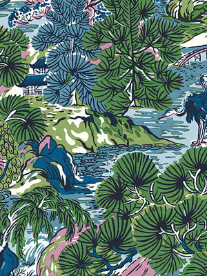 Entrega Inmediata Papel Mural Pagoda Trees