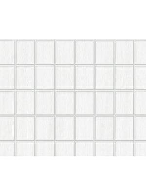 Papel Mural Boiserie blanco y negro