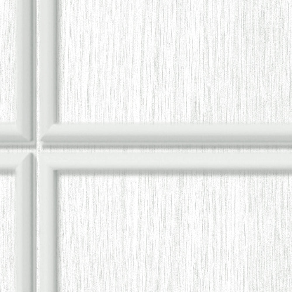 Papel Mural Boiserie blanco y negro