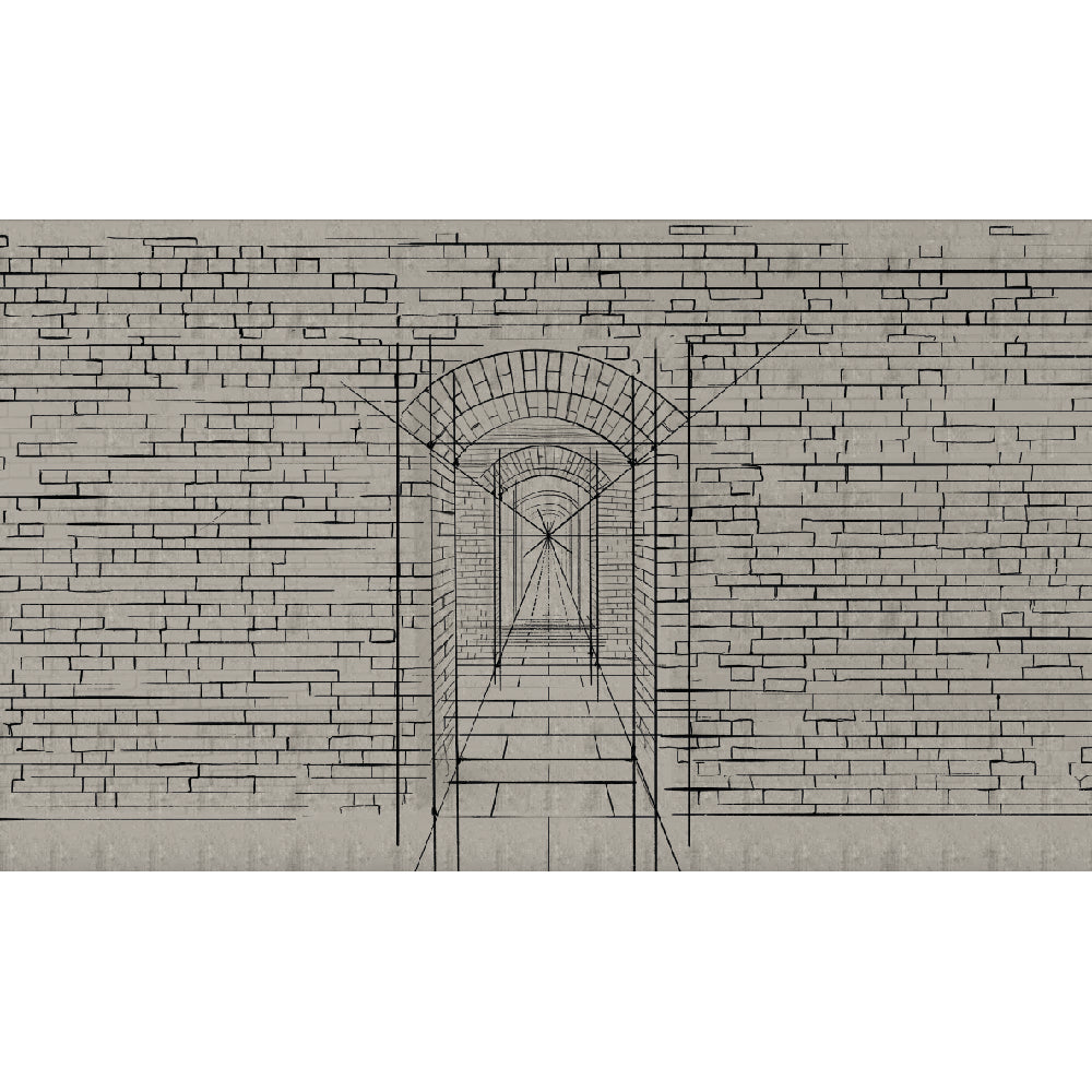 Papel Mural Arco Ladrillo