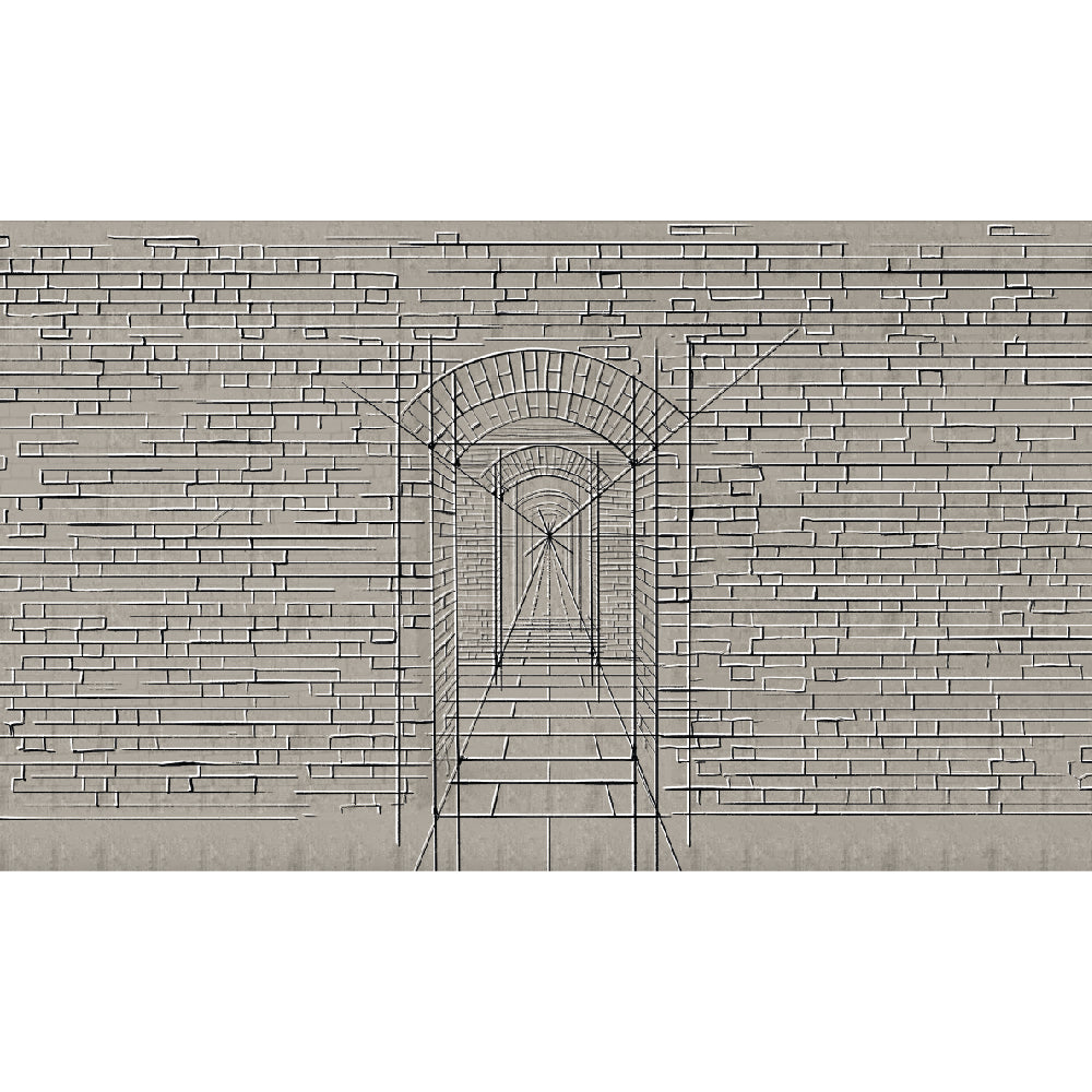 Papel Mural Arco Ladrillo