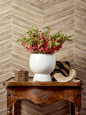 Papel Mural Wood Herringbone