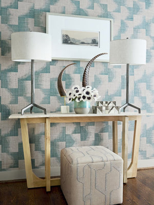 Papel Mural Raffia Squares