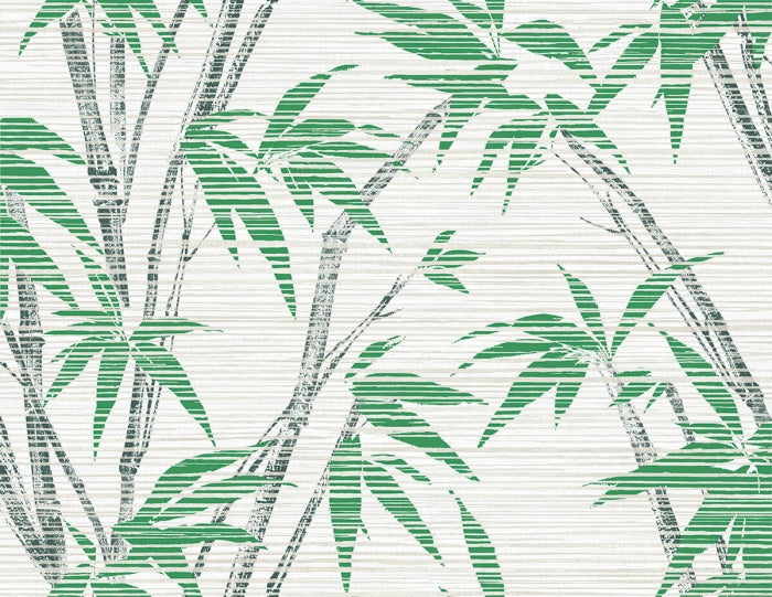 Entrega Inmediata Papel Mural Tropical Bamboo Print