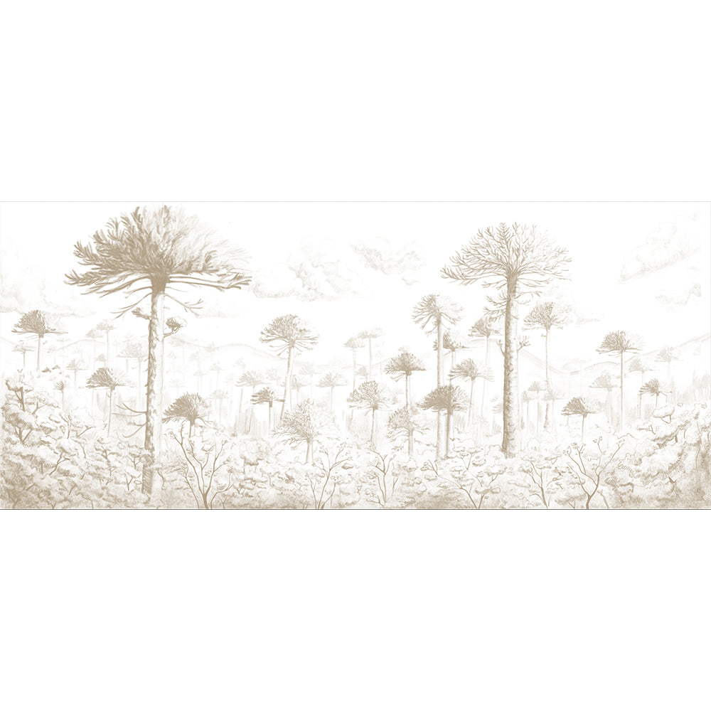 Papel Mural Araucarias Chilenas
