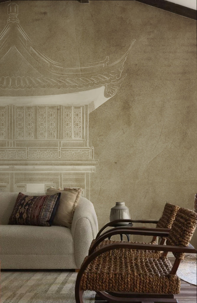 Papel Mural Pagoda Papiro