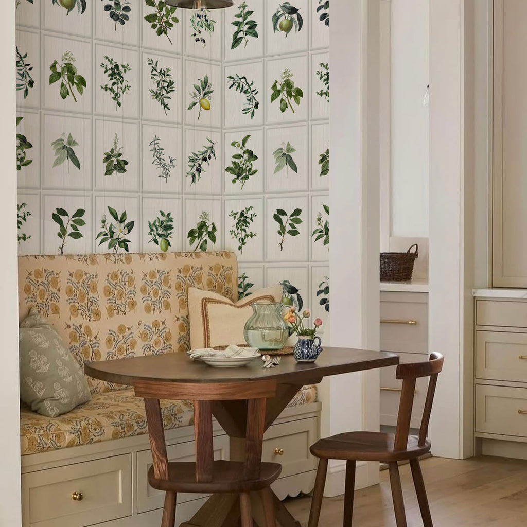 Papel Mural Limones Enmarcados