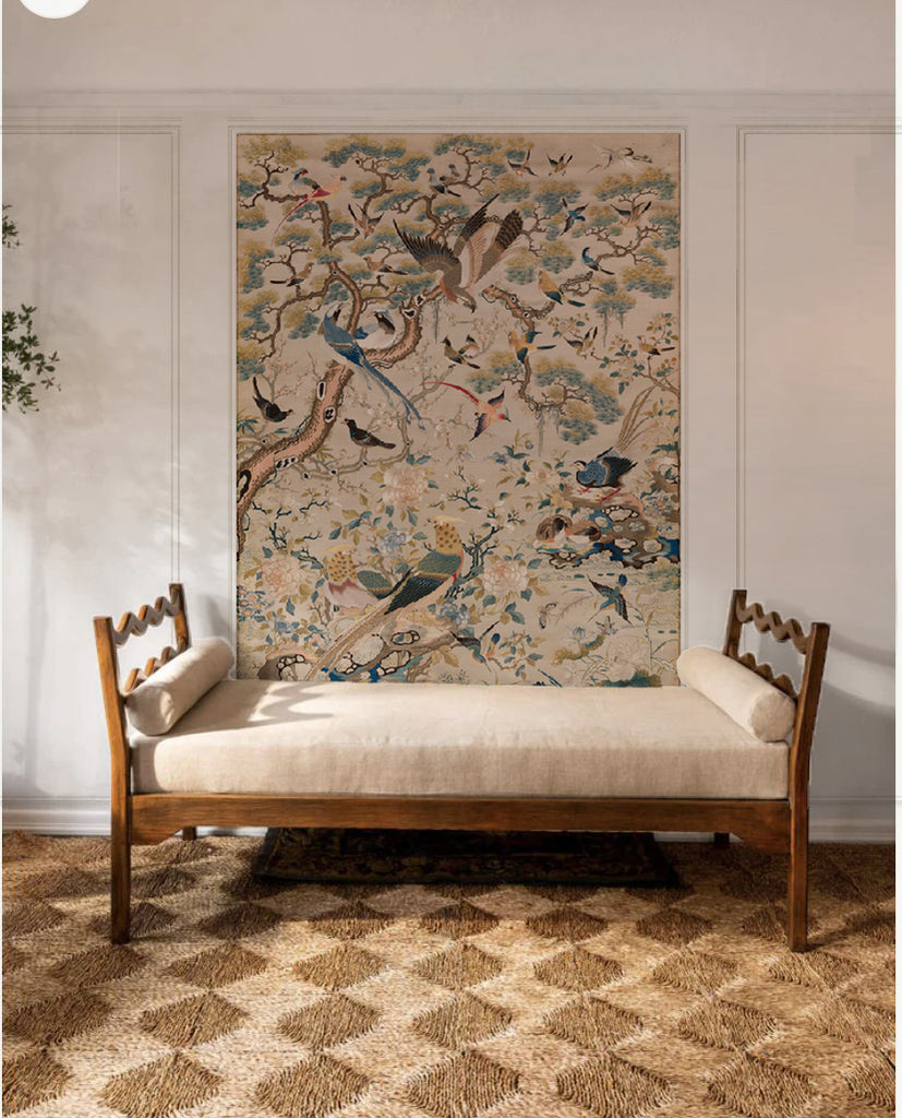 Papel Mural Chinoserie en Molduras