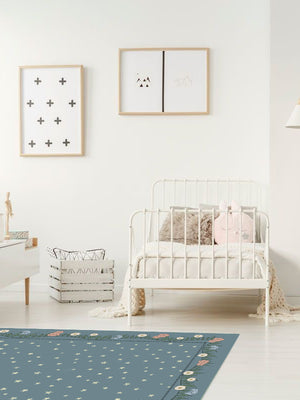 Alfombra Flores y estrellas 2