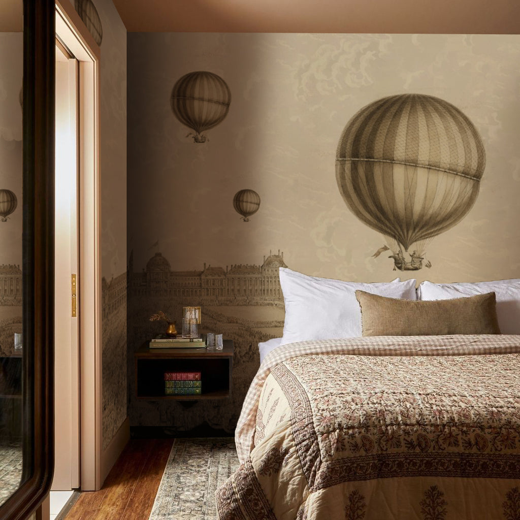 Papel Mural Paisaje Globos