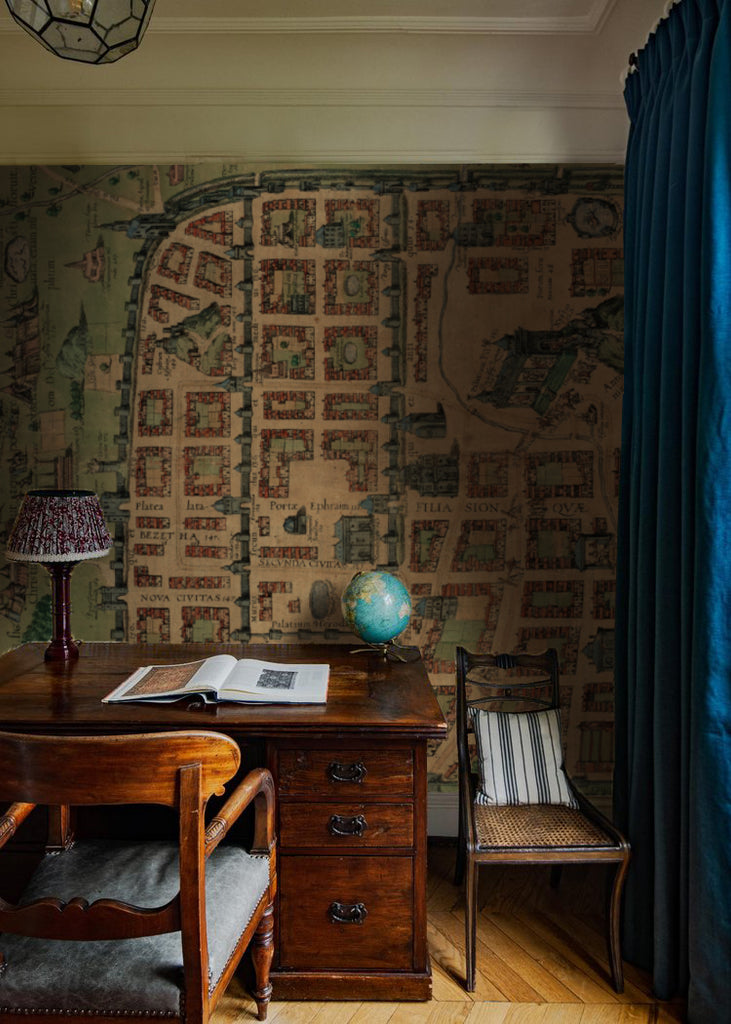 Papel Mural Paisaje Mapa