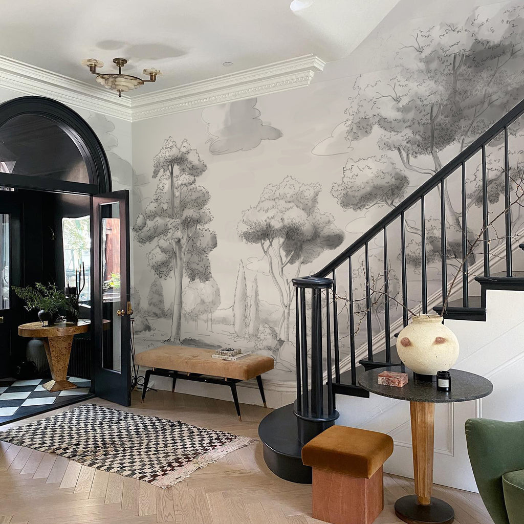 Papel Mural Paisaje Croqui