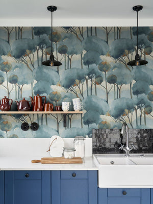 Papel mural Foret des landes