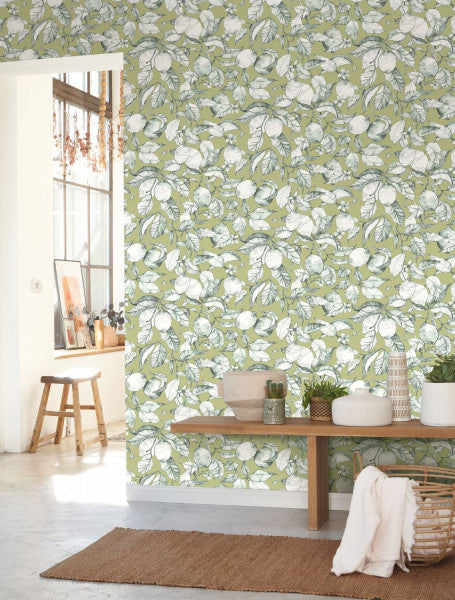 Papel mural Cotton Lemon tree