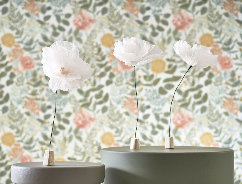 Papel mural Garden flowers